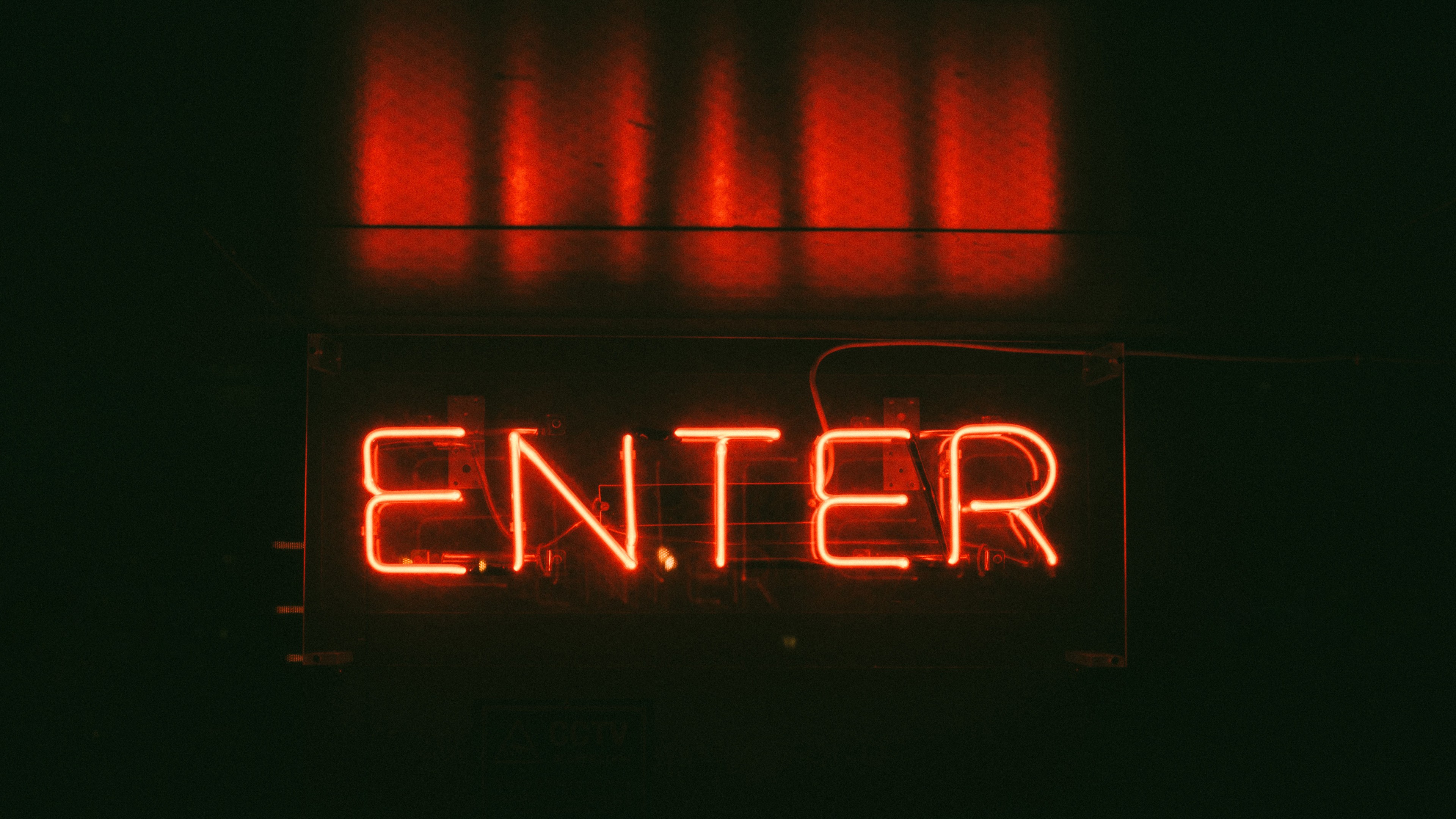 neon, Photography, Signs, Enter Wallpaper