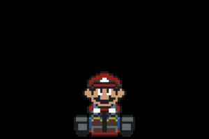 pixel art, Pixels, Super Mario Kart