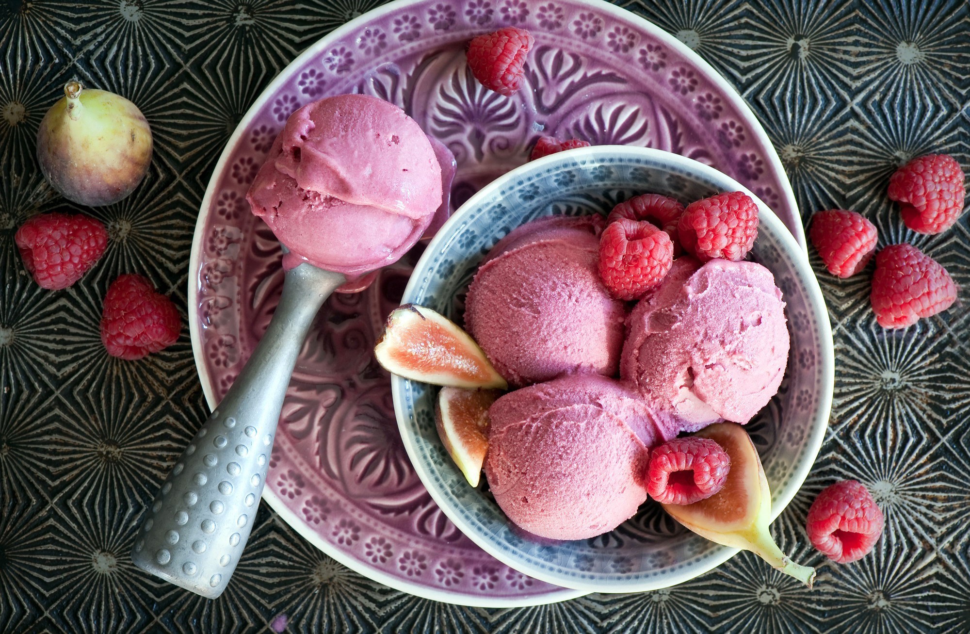 ice cream, Food, Fruit Wallpaper