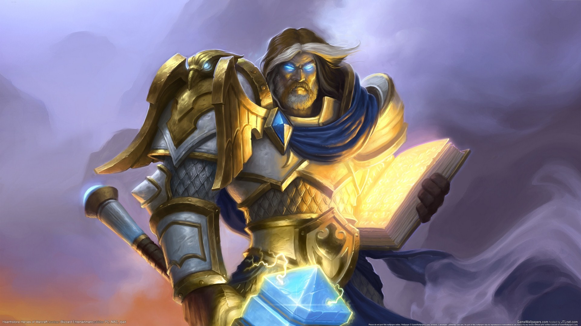 Uther the Lightbringer, Paladin, Warcraft III: Reign of Chaos Wallpaper