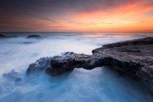 Jorge Feteira, 500px, Sea, Rock, Sky, Water, Sunlight, Horizon