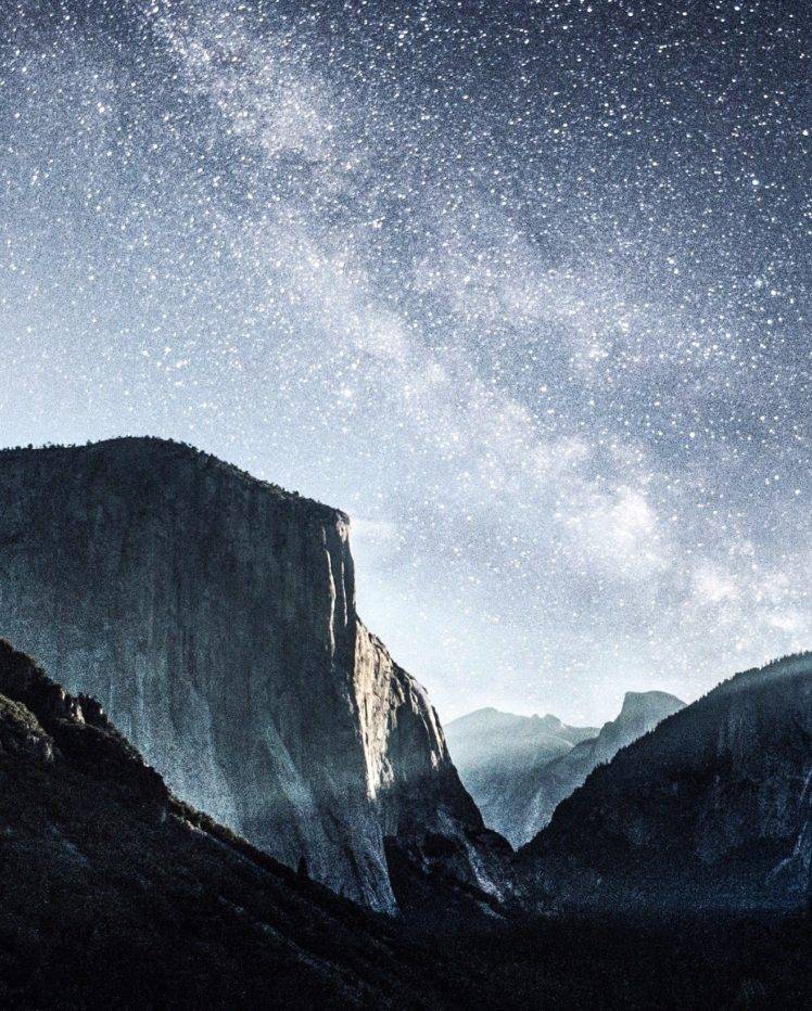Tanner Wendell Stewart, Yosemite National Park, Milky Way, Sky, Nature, USA HD Wallpaper Desktop Background