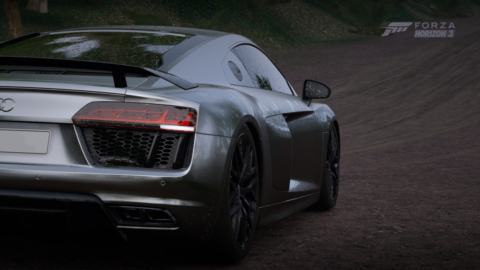 Download Rain Wallpaper Mud Bio Wallpaper   486971 Forza Horizon 3 Audi R8 V10 Rain Mud Supercars 