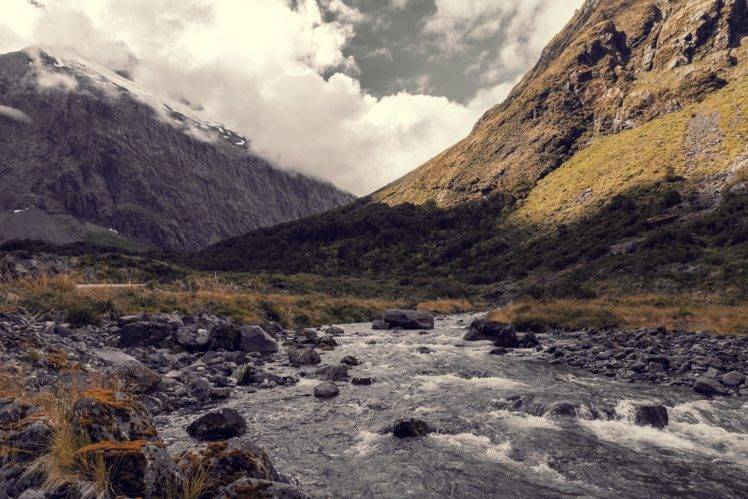 mountains, River HD Wallpaper Desktop Background