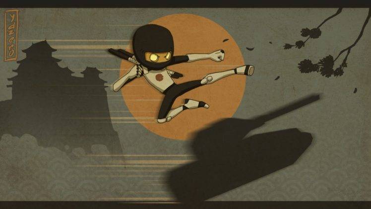 ninjas, Tank, Tanki online HD Wallpaper Desktop Background