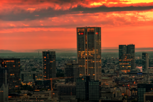 Frankfurt, Skyline, Banks