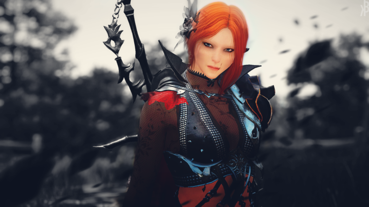 redhead, Black Desert, Black desert online, Video games HD Wallpaper Desktop Background