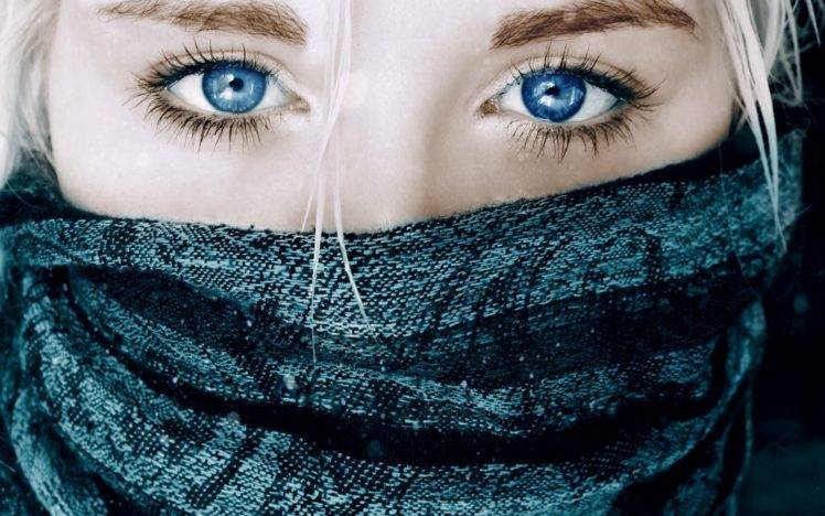 women, Blue eyes HD Wallpaper Desktop Background