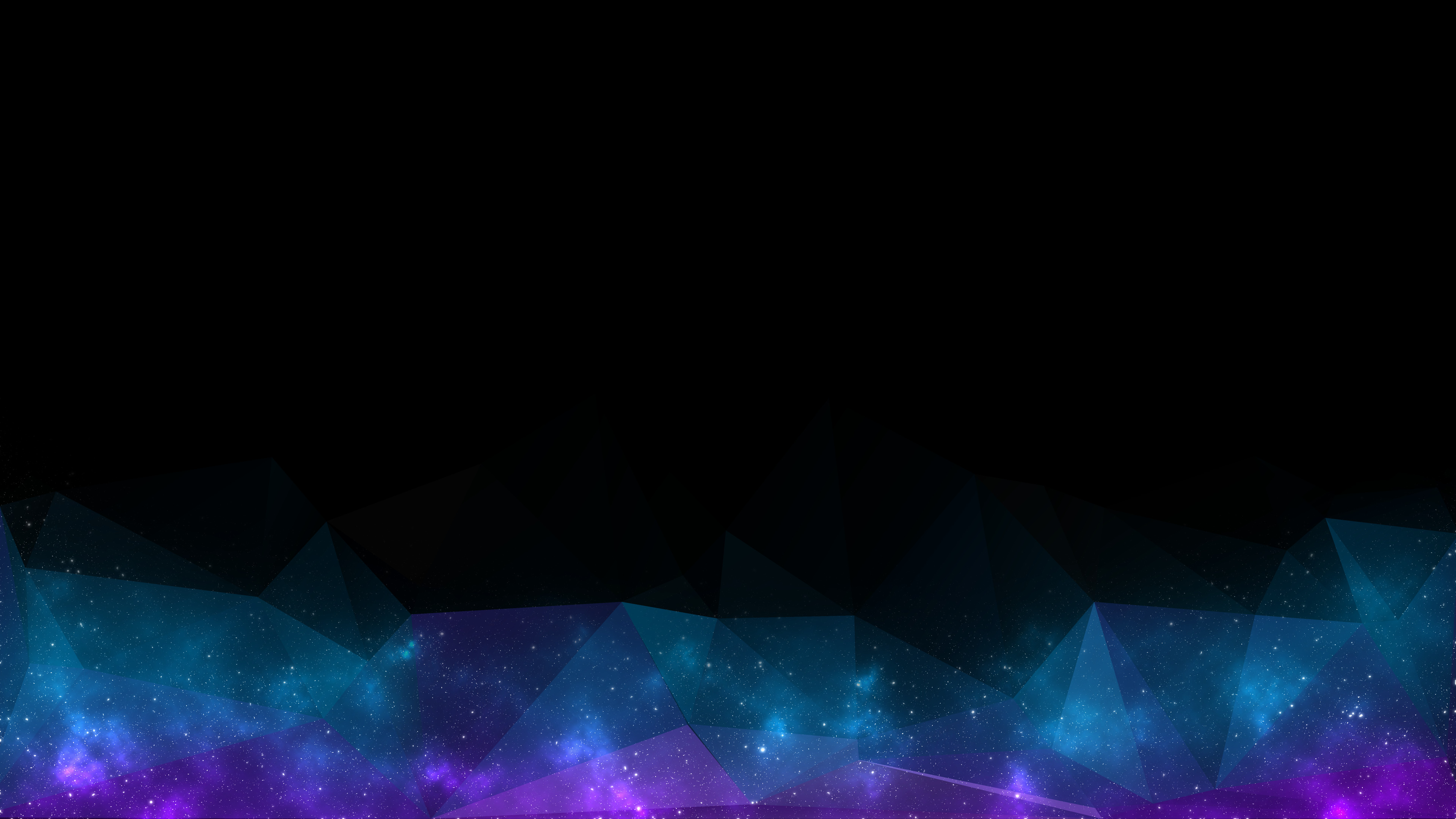 space, Stars, Low poly Wallpaper