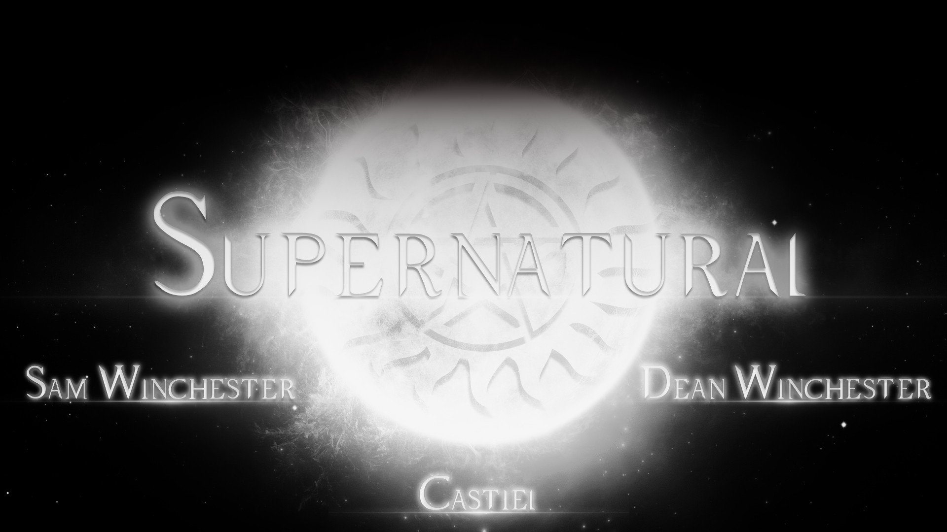 Dean Winchester, Castiel, Supernatural, Fan art, Sam Winchester Wallpaper