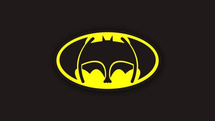 ass, Simple background, Logo, Black, Yellow, Batman HD Wallpaper Desktop Background