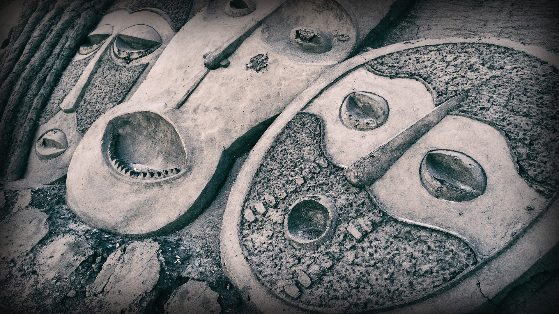 mayan, Sand, Sculpture Wallpaper