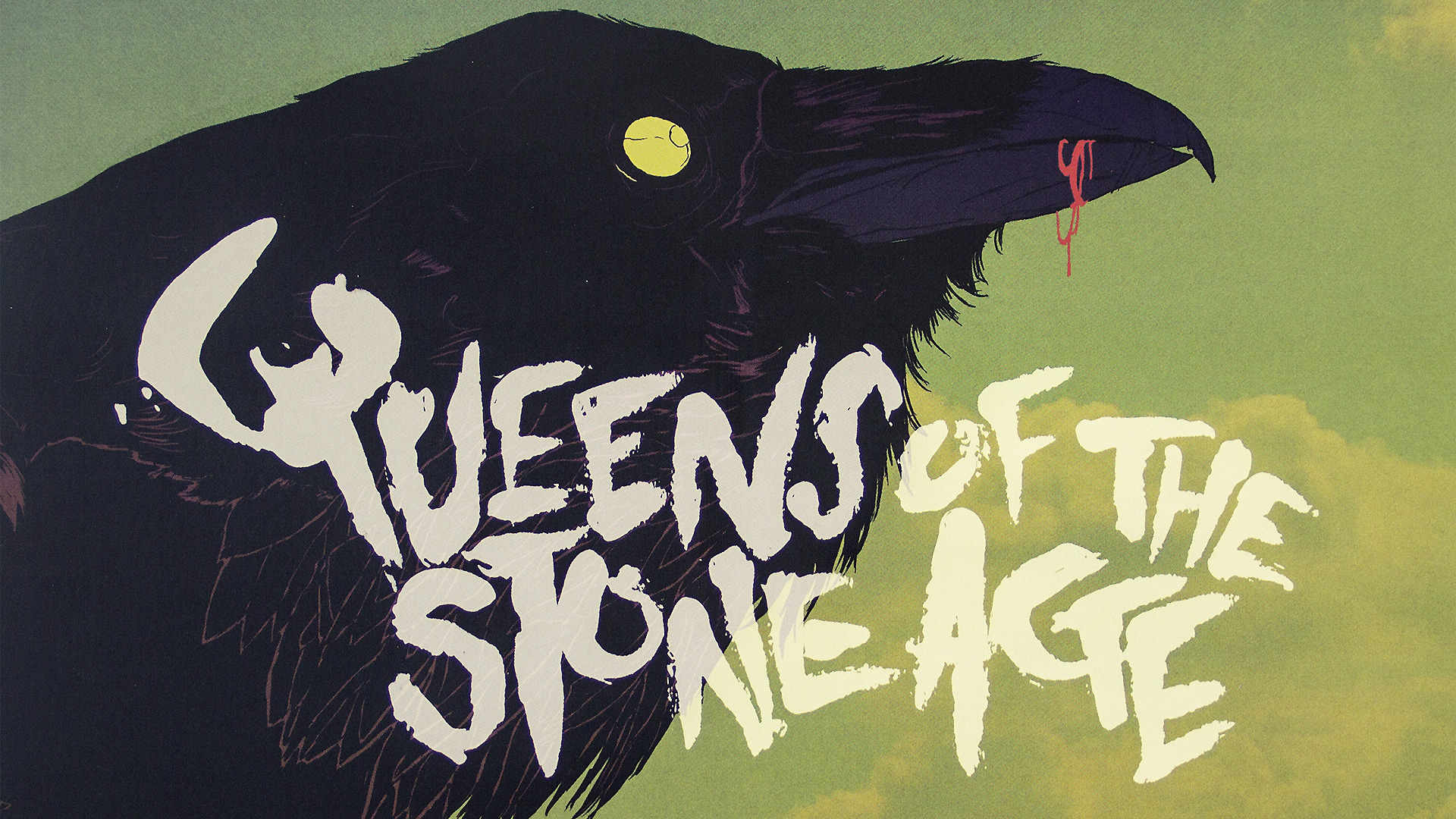music, Queens of the Stone Age, Raven Wallpaper