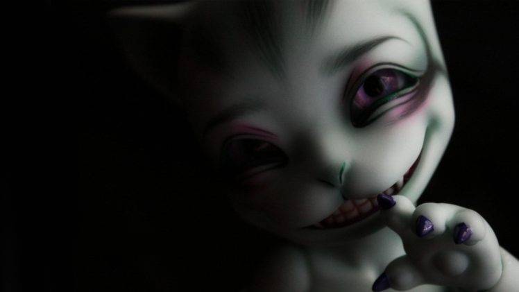 creepy, Cat, Creature HD Wallpaper Desktop Background