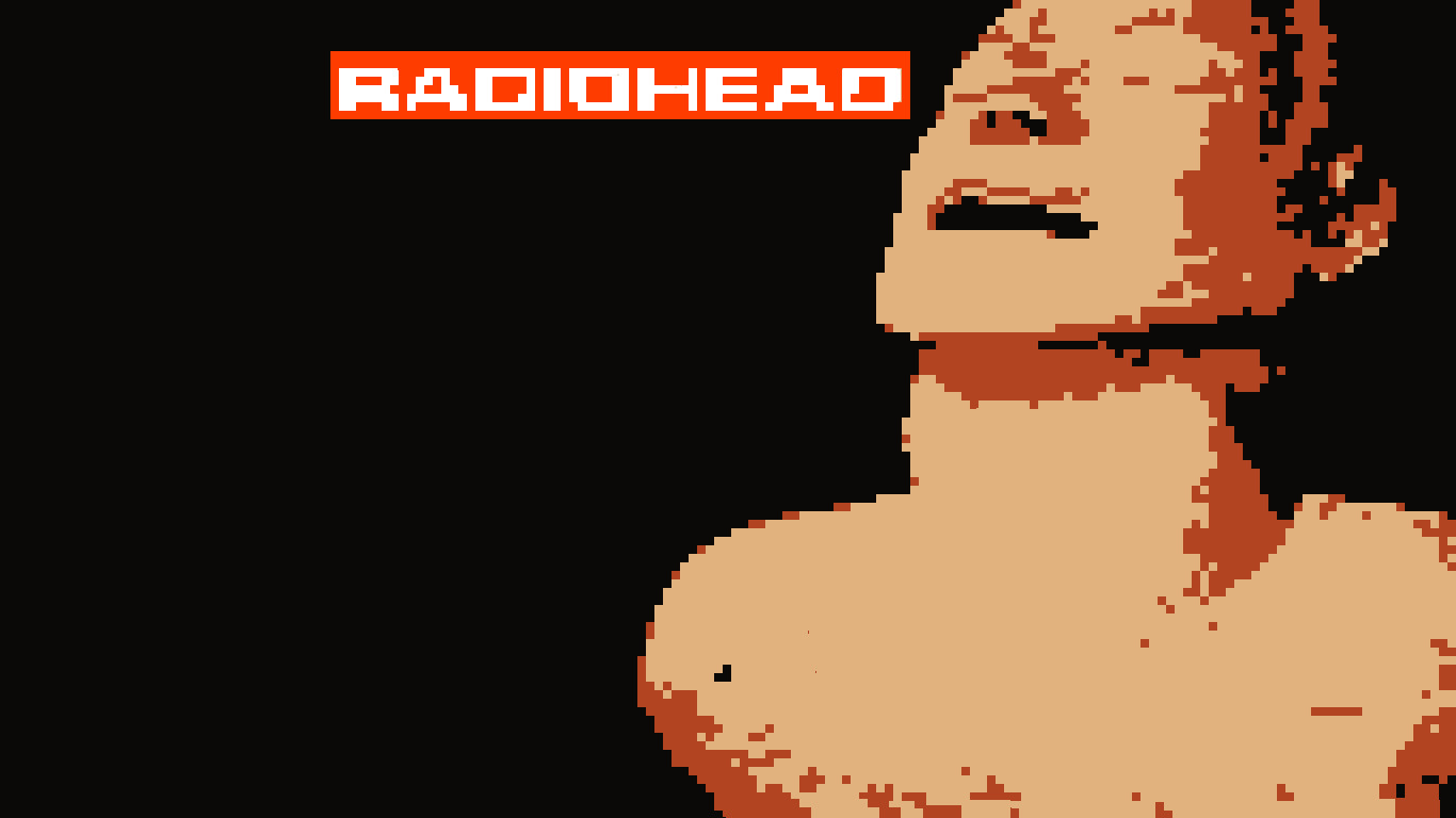 Radiohead, Music, Album covers, Pixel art Wallpaper