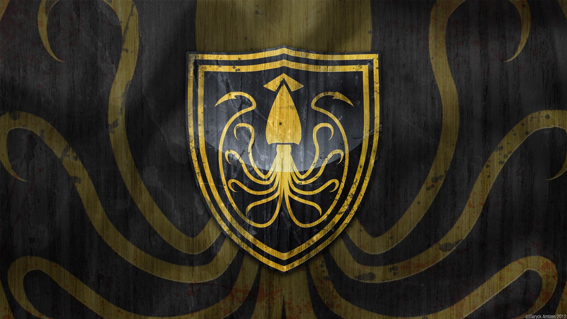 Game of Thrones: A Telltale Games Series, Shields, A Song of Ice and Fire, House Greyjoy Wallpaper