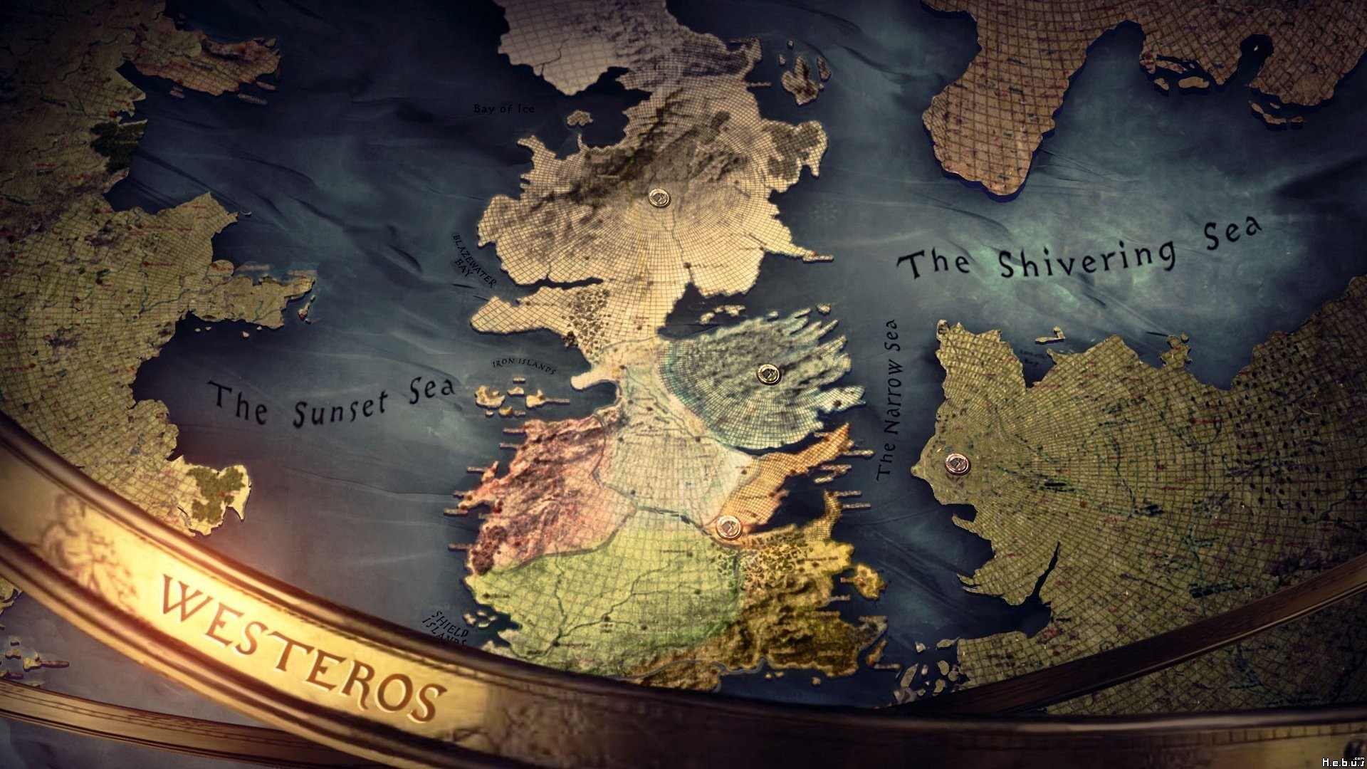 Game of Thrones: A Telltale Games Series, Map Wallpaper