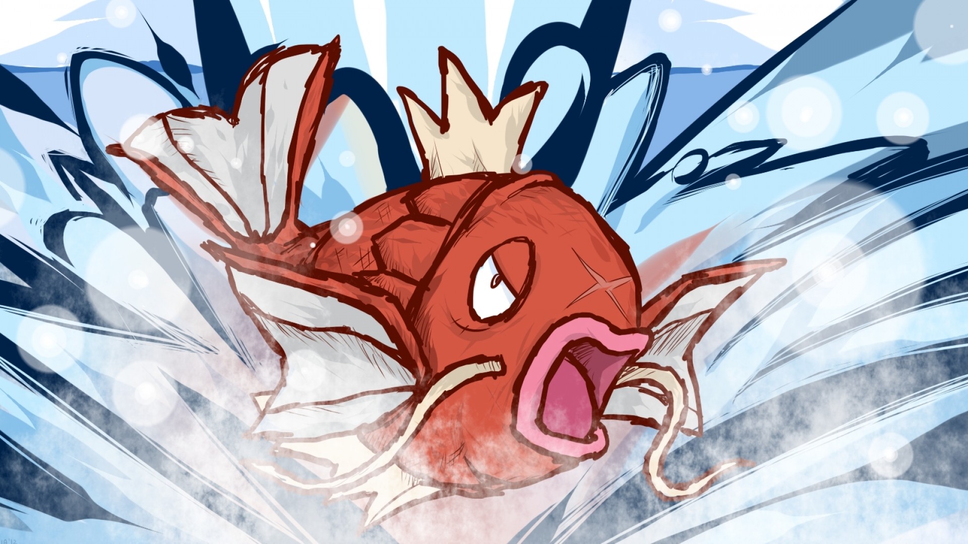 Magikarp, Pokémon, Fish Wallpaper