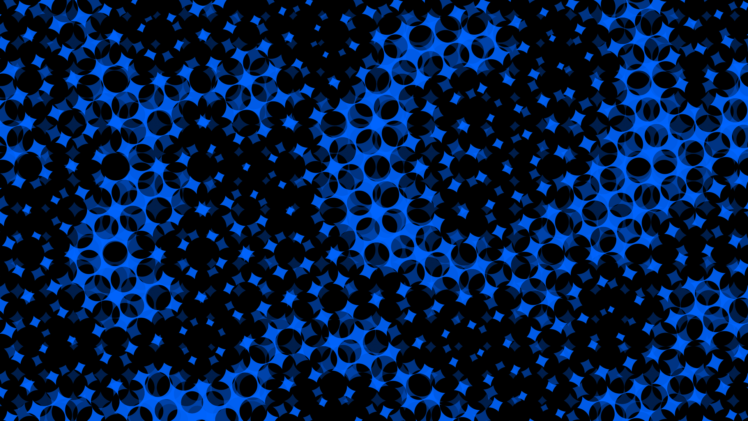circle, Digital art, Black, Blue HD Wallpaper Desktop Background