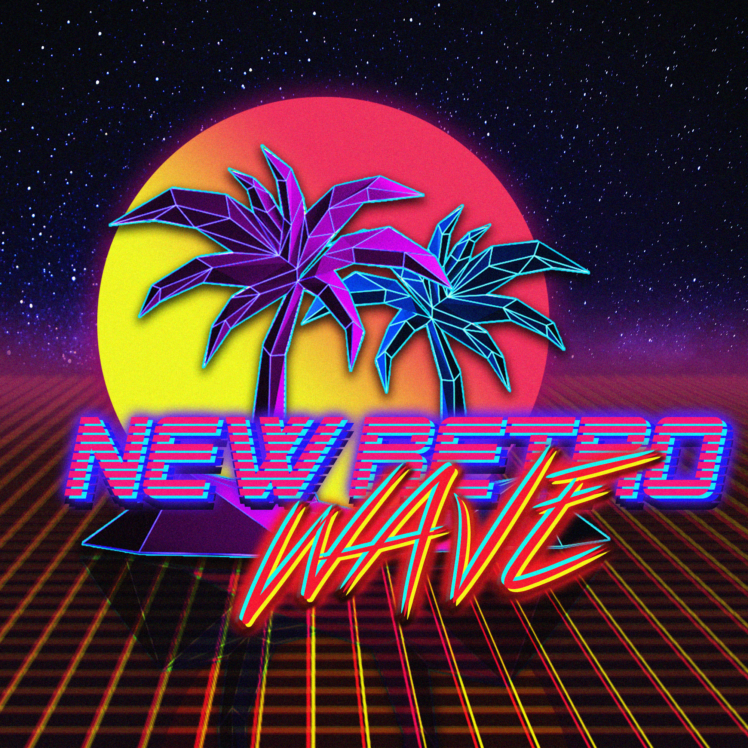 New Retro Wave, Vaporwave, Neon, Typography, Digital art, 1980s HD Wallpaper Desktop Background