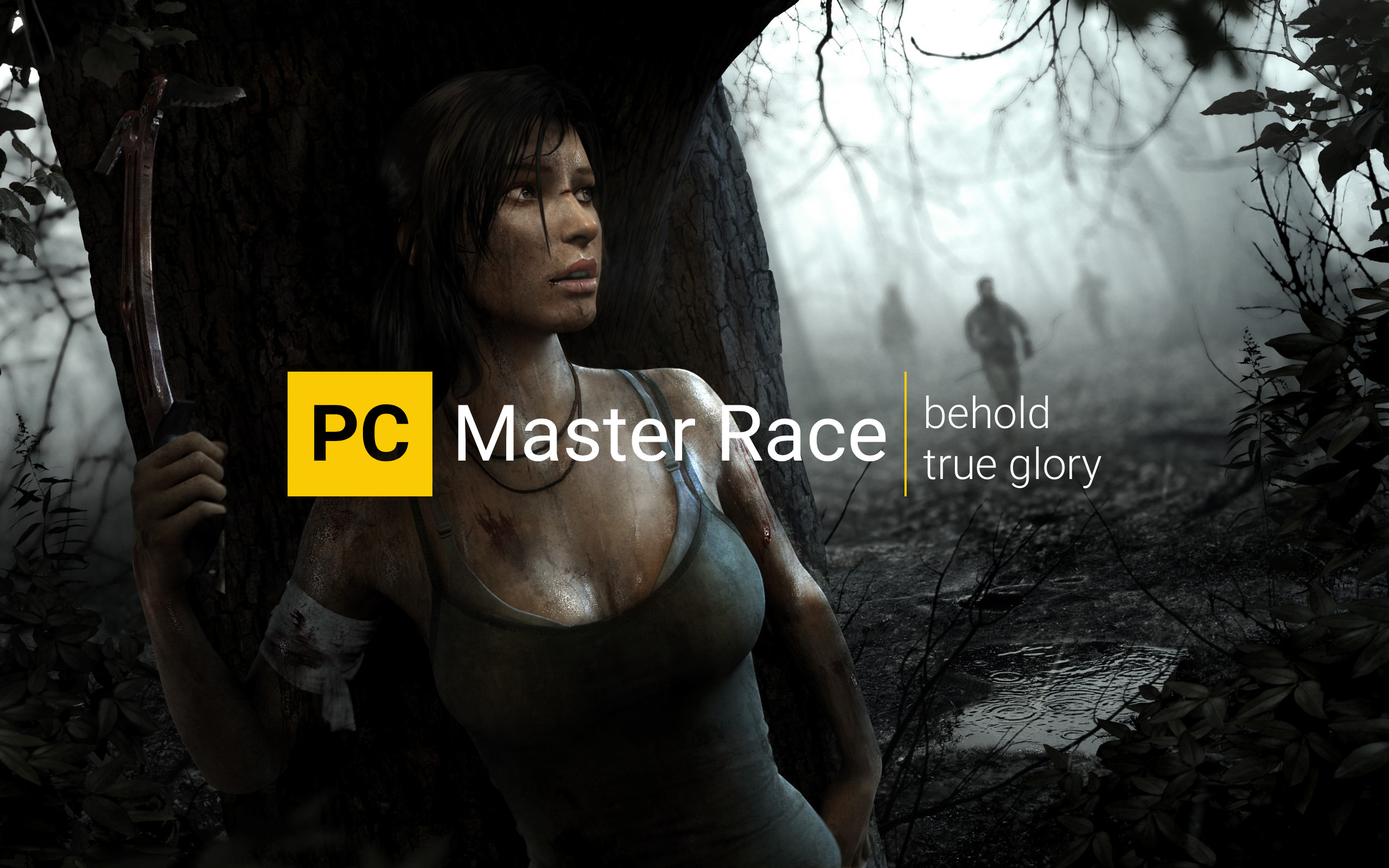 Lara Croft, Tomb Raider, PC Master  Race, PC gaming Wallpaper