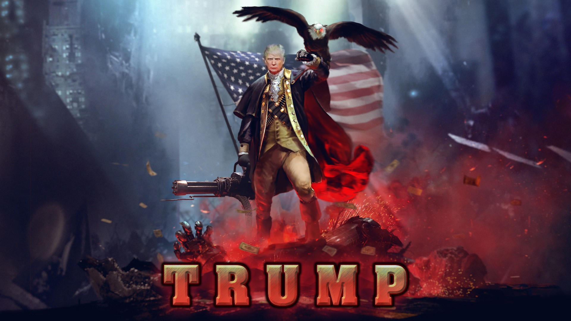 Donald Trump, Politics, Apocalyptic Wallpaper