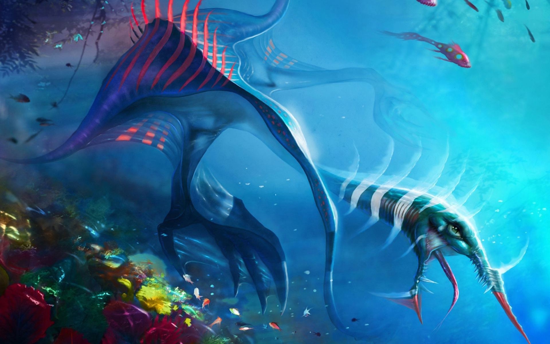 creature, Underwater, Sea monsters Wallpaper