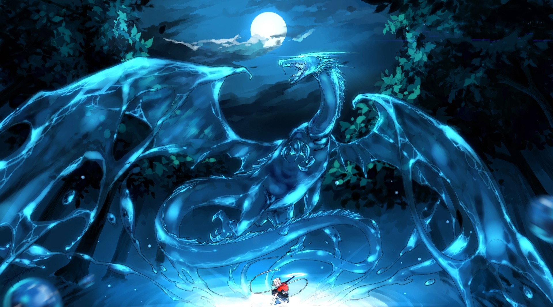 dragon, Anime Wallpaper