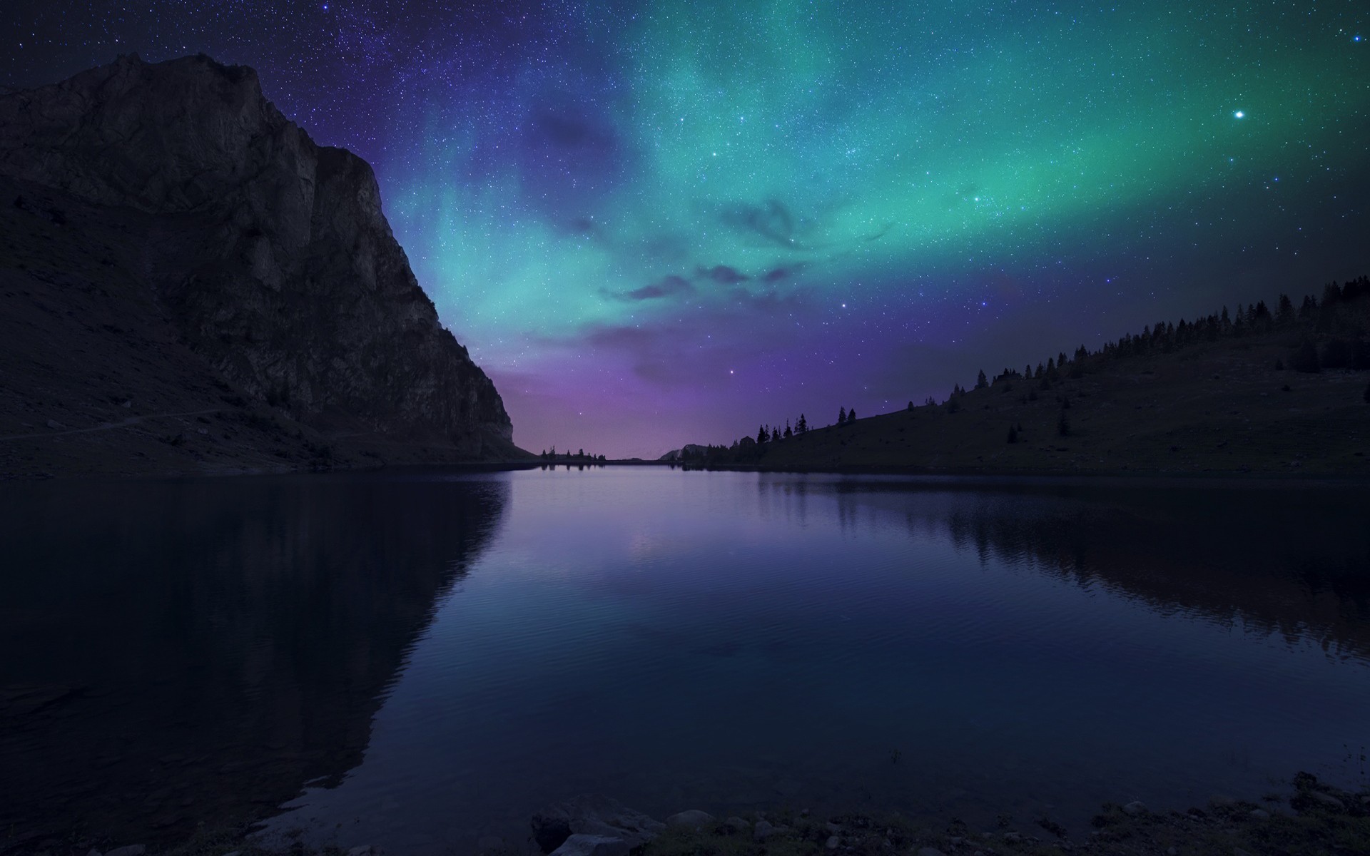aurora  borealis, Atmosphere Wallpaper