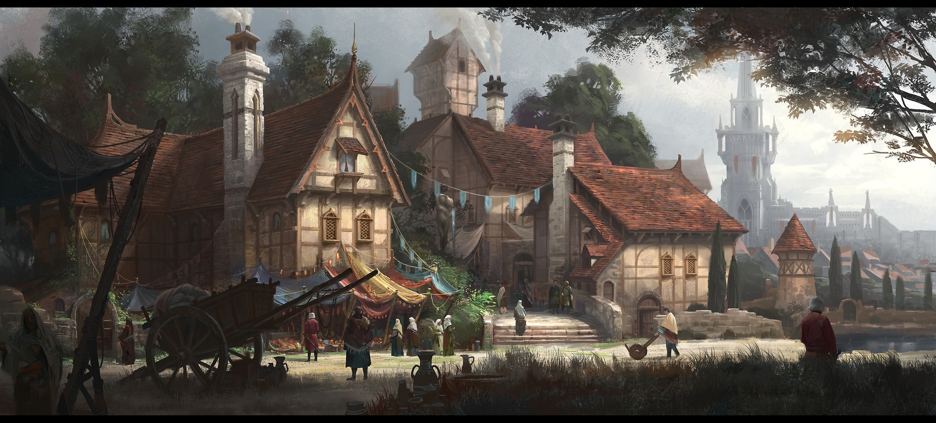 middle ages village