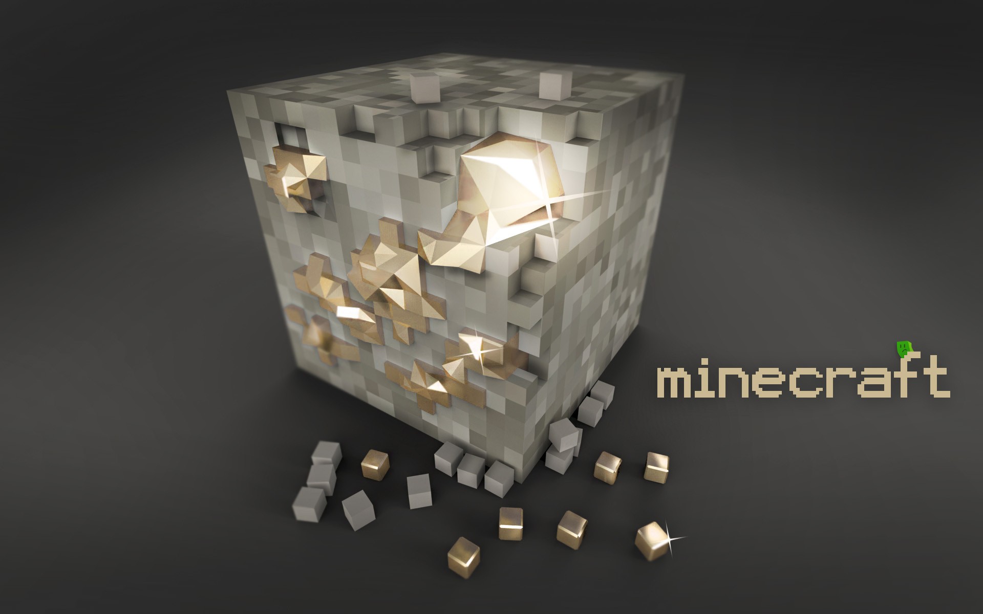 Minecraft, Video games, Simple, Cube Wallpaper