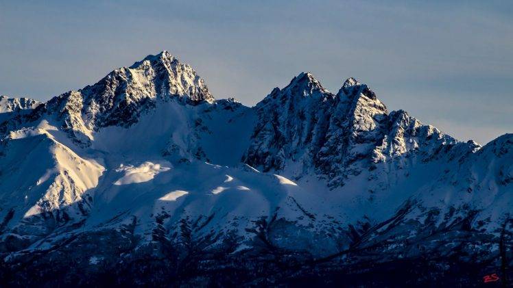 Alaska, Mountains, Landscape, Snow, Photography HD Wallpaper Desktop Background