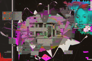 glitch art, Abstract, Cyberpunk