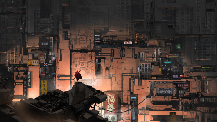 cyberpunk, Cityscape HD Wallpaper Desktop Background