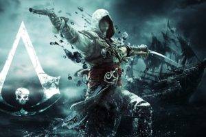 video game characters, Edward Kenway, Video games, Assassins Creed Black Flag, Assassins Creed