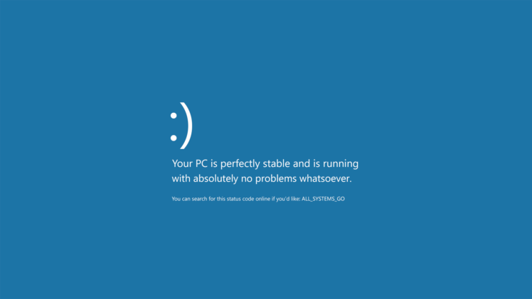 Blue Screen of Death, Microsoft Windows, Motivational HD Wallpaper Desktop Background