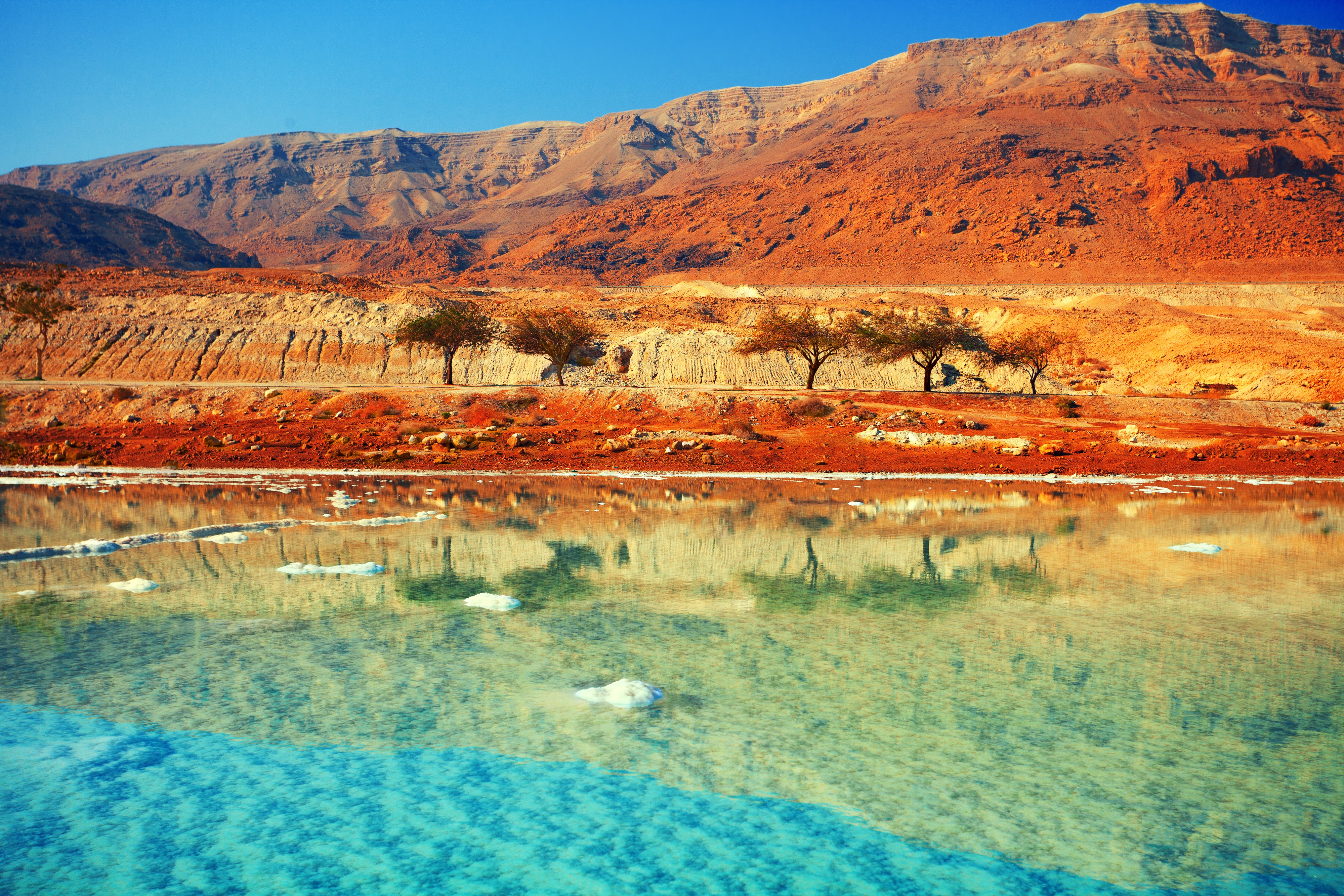desert, Landscape, Dead Sea Wallpaper