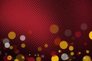 abstract, Shapes, Red, Bokeh