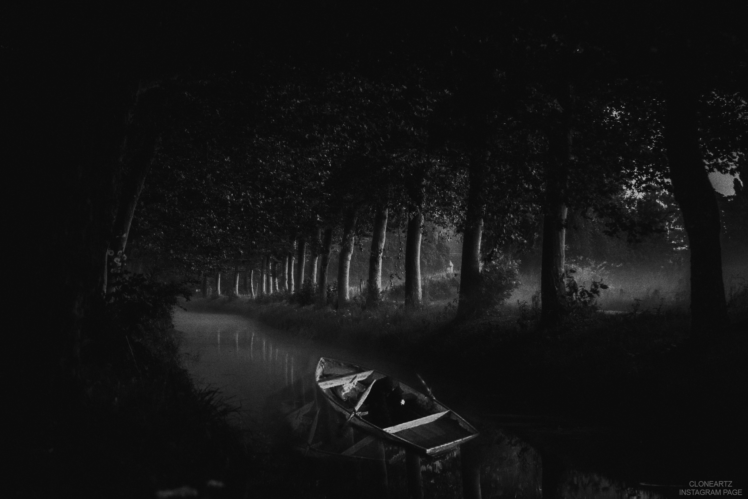 river, Tug boats, Night HD Wallpaper Desktop Background