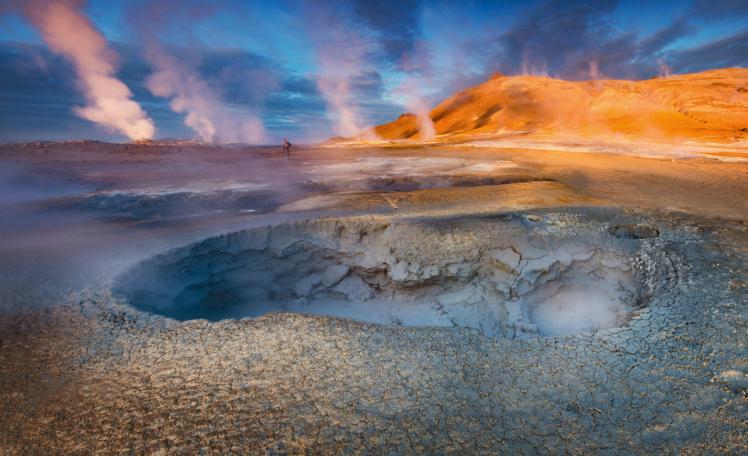 geothermal place, Iceland, Hverarönd HD Wallpaper Desktop Background