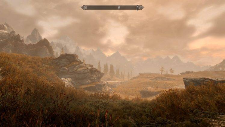 The Elder Scrolls V: Skyrim, Sunrise, Emotion, Lightning HD Wallpaper Desktop Background