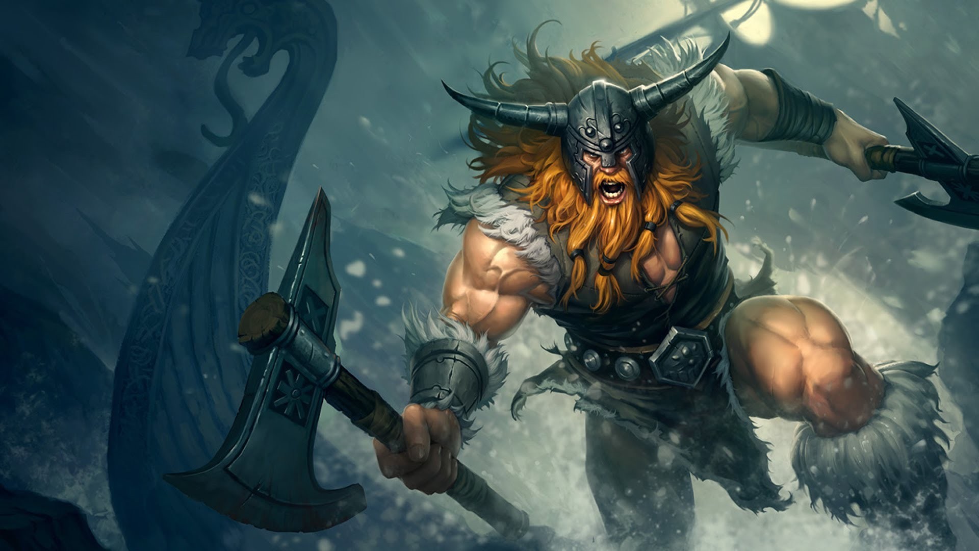 warrior, League of Legends Wallpaper