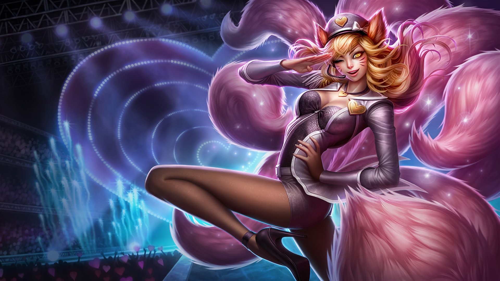 Ahri, Women, League of Legends Wallpaper