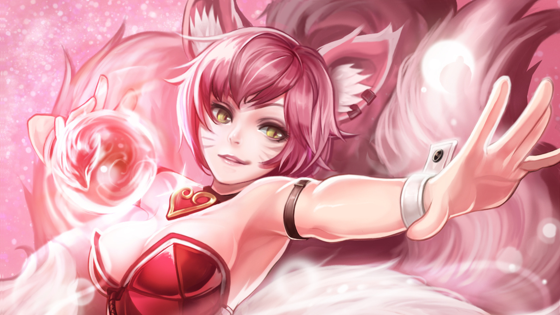 Ahri, Women, League of Legends Wallpaper