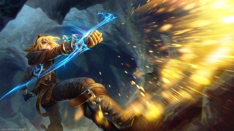 warrior, Azrael (League of Legends), League of Legends HD Wallpaper Desktop Background