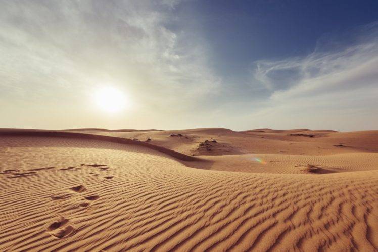 nature, Landscape, Desert, Sand, Sky, Dune HD Wallpaper Desktop Background
