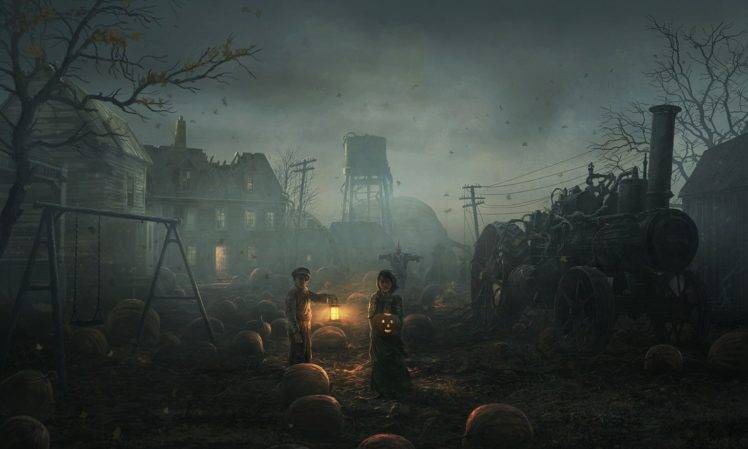 Halloween, Spooky HD Wallpaper Desktop Background