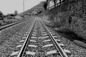 monochrome, Railway, Old, Landscape