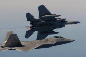 military, Lockheed Martin F 22 Raptor, F 22 Raptor, US Air Force, McDonnell Douglas F 15 Eagle