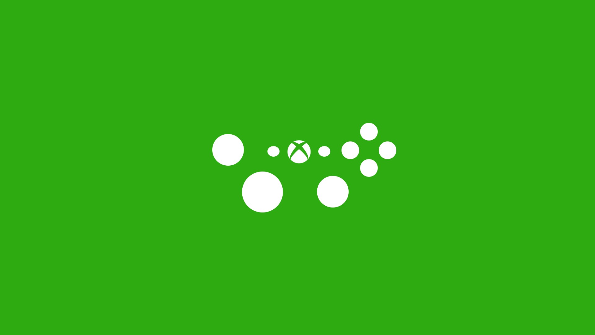 Xbox, Logo, Minimalism, Controllers Wallpaper